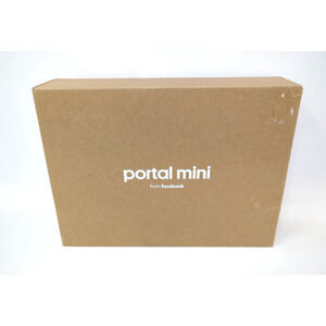 Facebook Portal Mini Smart Speaker - Black, 8” DT90GB New open box fast ship